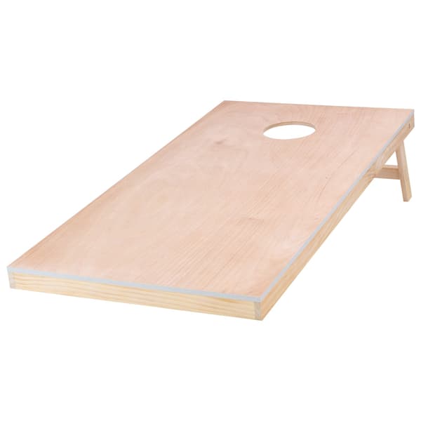 Cornhole-bræddesæt, 12x60 cm massivt træ, foldbar kuffert