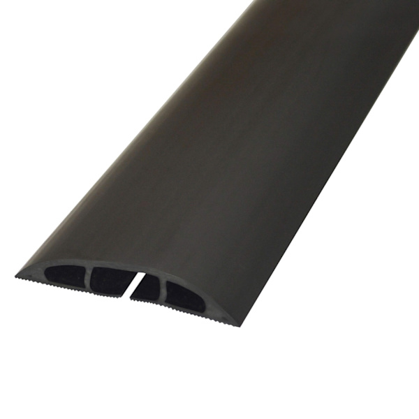 D-LINE Kabelkanal Gulv PVC Sort 1,8m