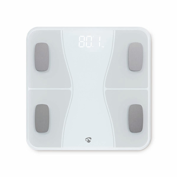 SmartLife Personvægt | Bluetooth® | Ben / BMI / BMR / Fedt / Muskler / Vand / Vægt | 12 | Maksimal belastning: 180 kg | Android™ / IOS | ABS / Glas |