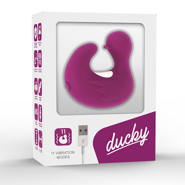 Coverme - Duckymania genopladeligt silikonestimulerende andebøl