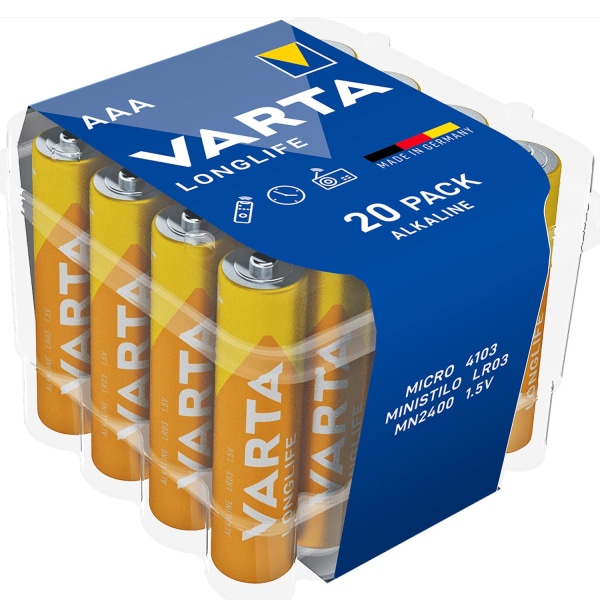 Longlife AAA / LR03 batteri 20-pak