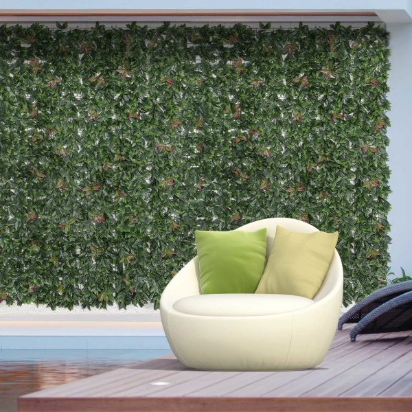 Artificial Plant Wall Pack 12 Uv Protection Privacy Screen, Loqu