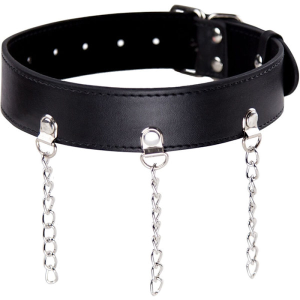 Ohmama Fetish - Fetisch Halsband Med Ringar