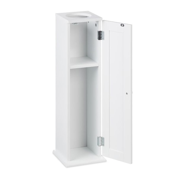 Ohut wc-kaappi 2 hyllyllä