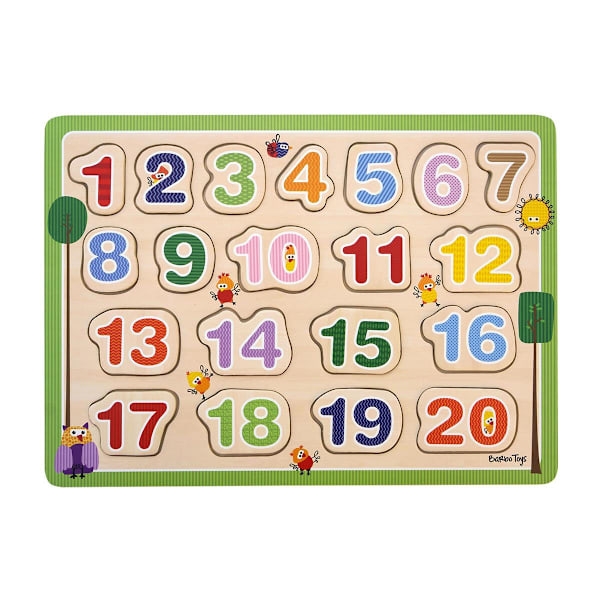 Barbo Classic træ 1-2-3 puslespil