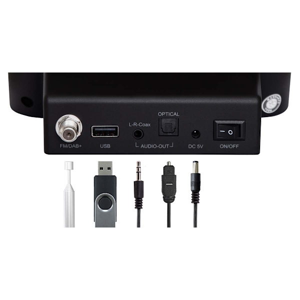 DABMAN i410 BT Compact Hybrid Radio DAB+ / FM / Internet / Bluetooth Musta
