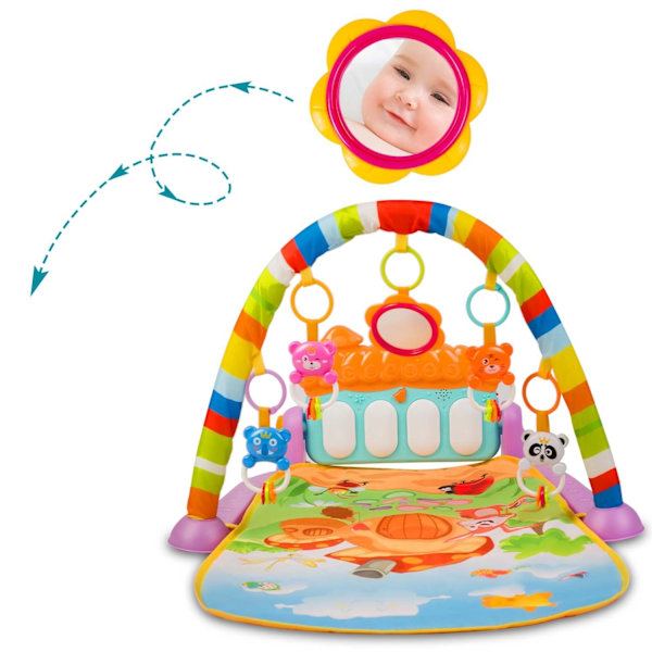 Interaktiivinen ja opettavainen leikkimatto pianolla Ricokids - malli 7316