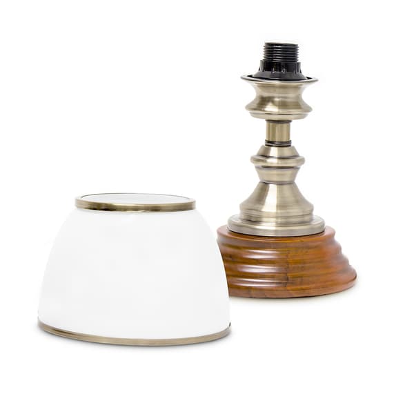 Bordlampe Glasskærm Classic