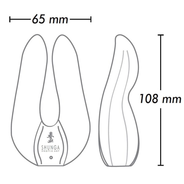 Shunga - Aiko Intim Massager Sort