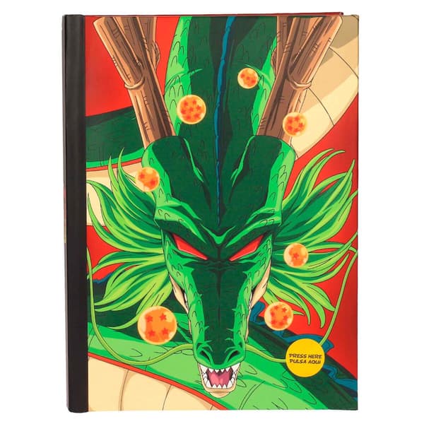 Dragon Ball Shenron A5 notesbog med LED-lys