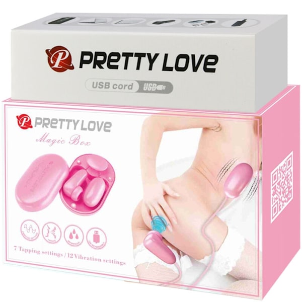 Pretty Love - Magic Box Vibrerande Kula & Rosa Stimulator