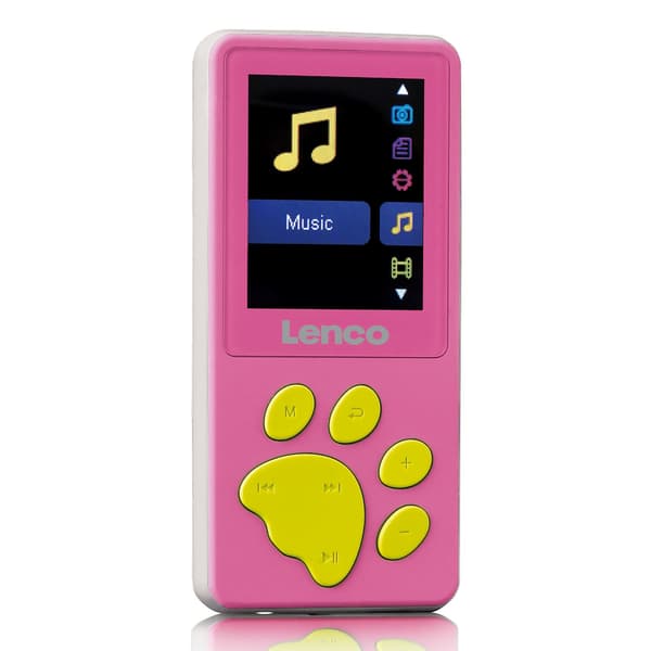 MP3/MP4-afspiller med 8GB hukommelse Pink
