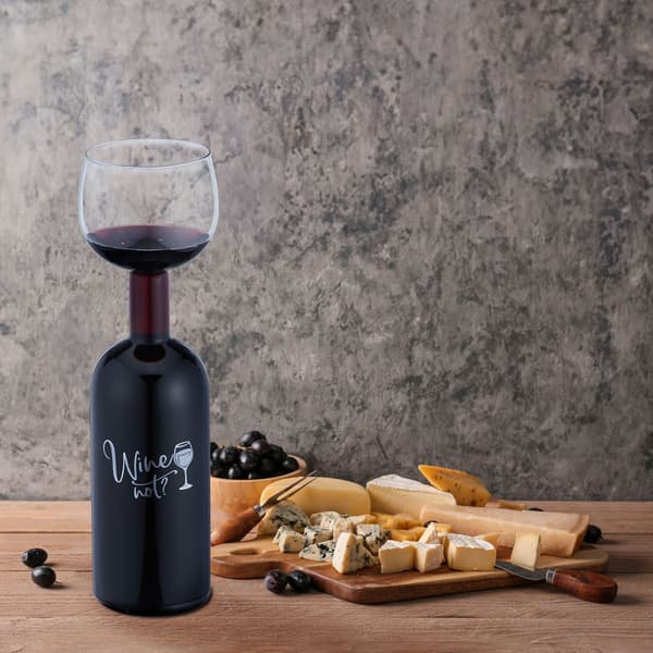 Vinflaskeglas 750 ml – Sjov gave til vinelskere