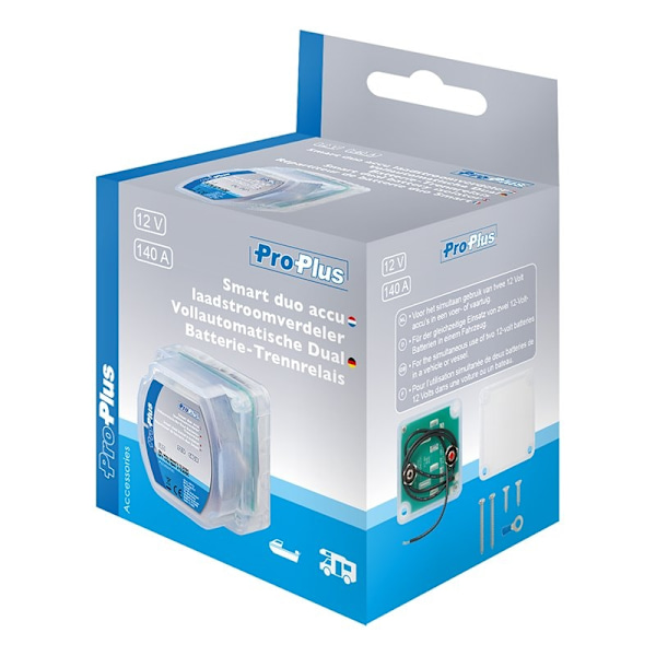Smart dubbel batteriisolator 12V/140A