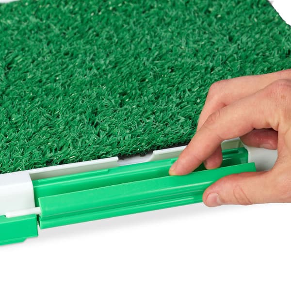 Valpströbricka med gräs – Easy Clean hundtoalett