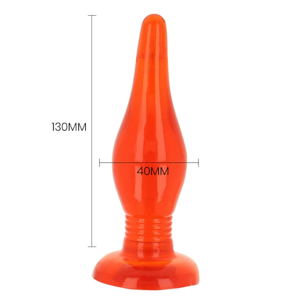 Baile - Red Soft Touch Anal Plug 14,2 cm