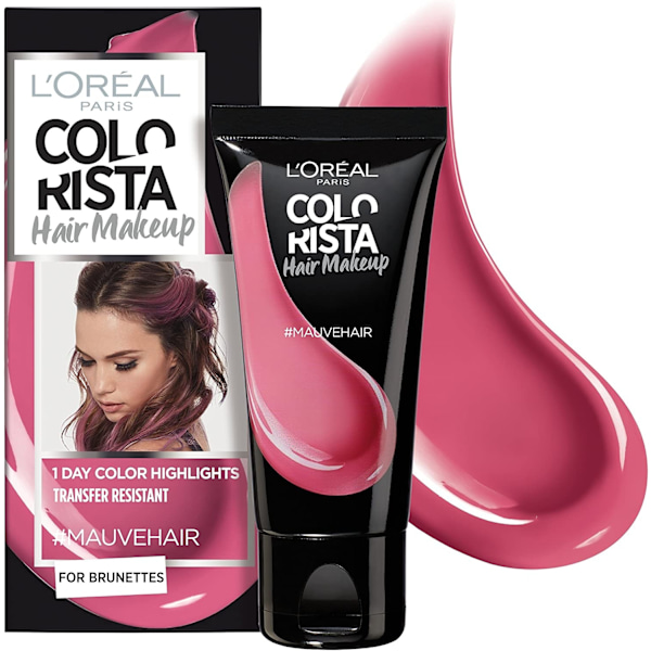 L'Oreal Paris, Colorista Hair Makeup, Semi-Permanent Hair Dye, #MAUVEHAIR, 30 ml