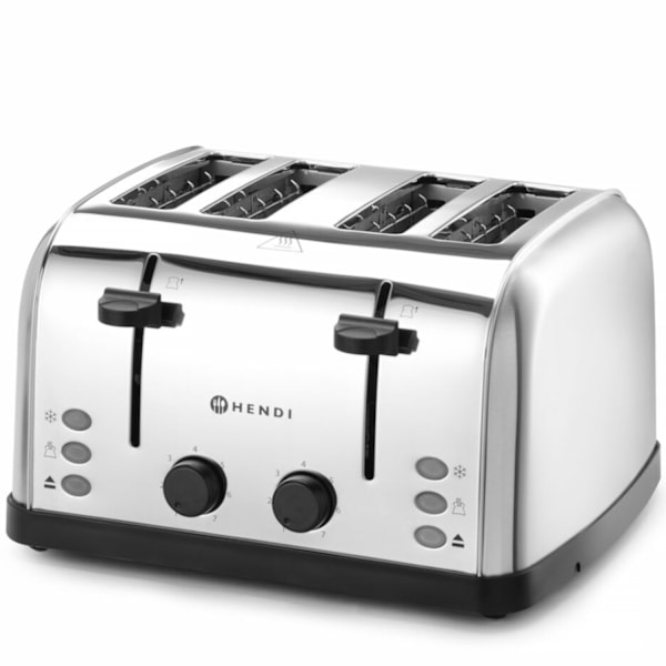Leivänpaahdin 4 paahtoleipää, 3 toimintoa, 7 lämmitystasoa, 1500 W