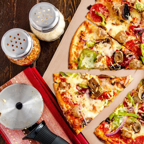 Träpaddel för Skärning och Servering av Pizza