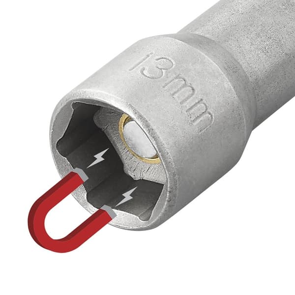 Adapter 13mm med magnet til akku boremaskine