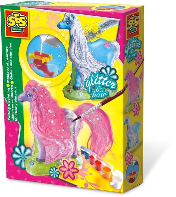 Ses Casting ja maalaus "Glitter Horses"