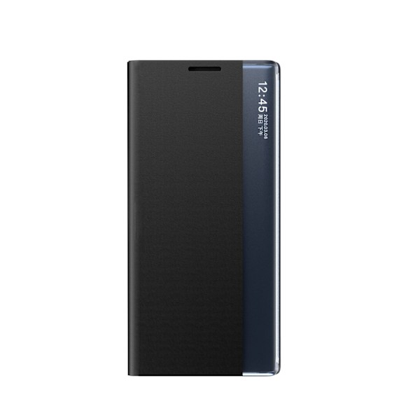 Kotelon kansi Samsung S24 Ultralle magneettiläpällä Uusi Sleep View Case musta