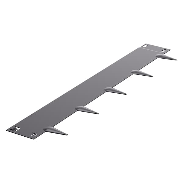 Stålkantlist, 5-pack 91 x 13 cm, galvaniserad, böjbar