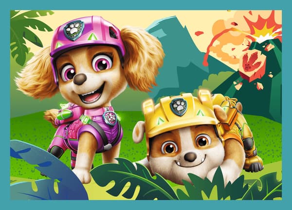 Paw Patrol 4-i-1-pusselset för barn