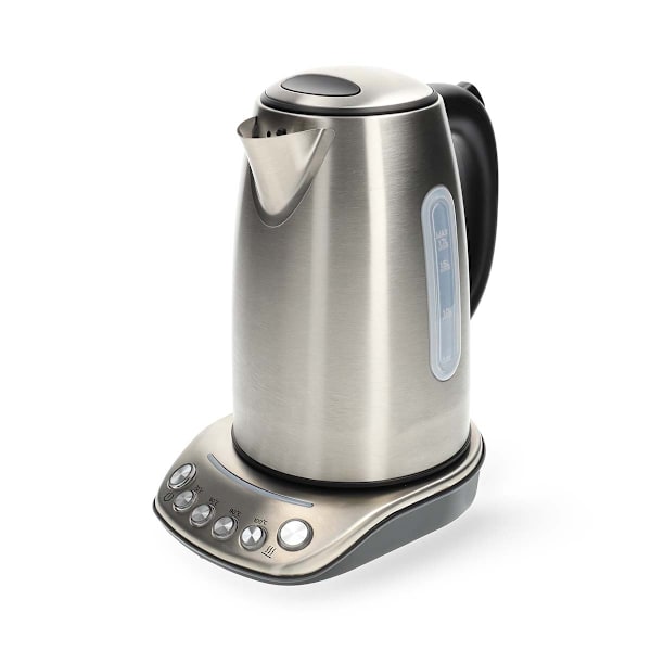 SmartLife Elkedel | Wi-Fi | 1.7 l | Rustfrit stål | 70,80,90,100 °C | Temperaturindikator | Drejelig 360 grader | Skjult varmeelement | Strix®-control
