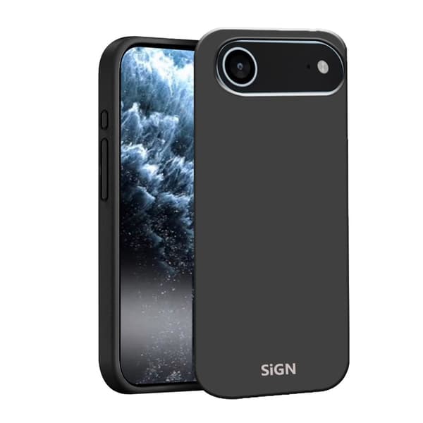SiGN flydende silikonecover til iPhone Air - sort
