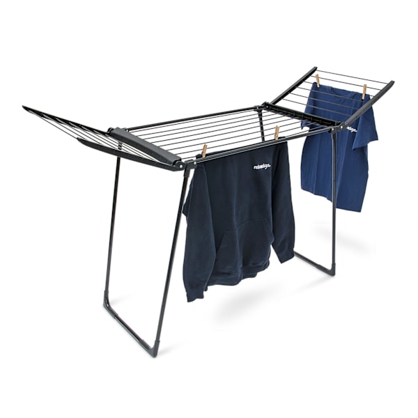 Tørrestativ foldbar sort