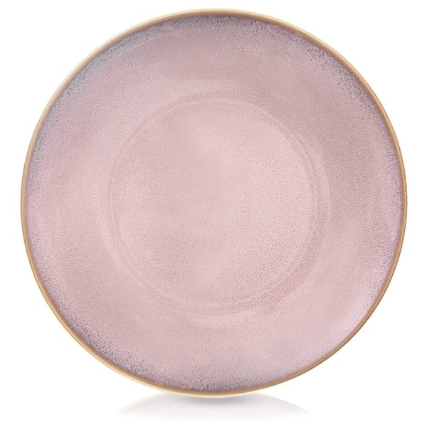 Keramisk tallrik, rosa, 27 cm, diskmaskinssäker