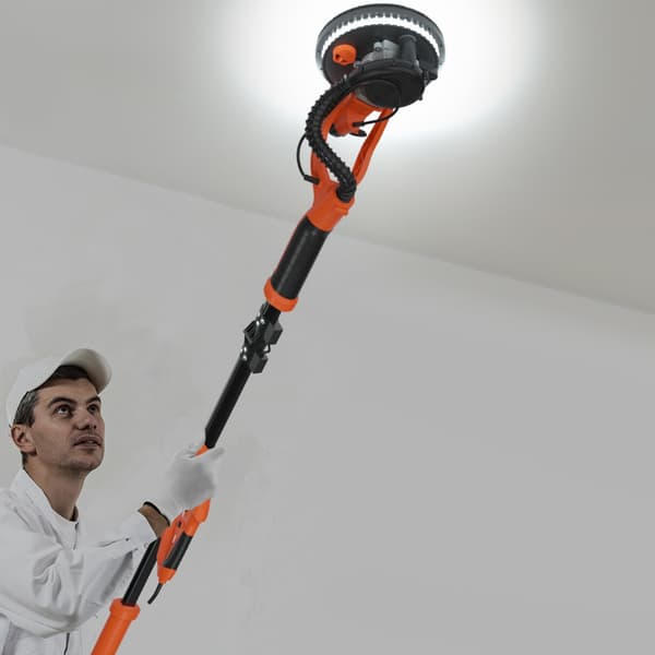 Elektrisk gipsslip 750W, 225mm, dammutsug