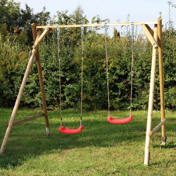 set med 2 vridbara krokar med karbinhakar