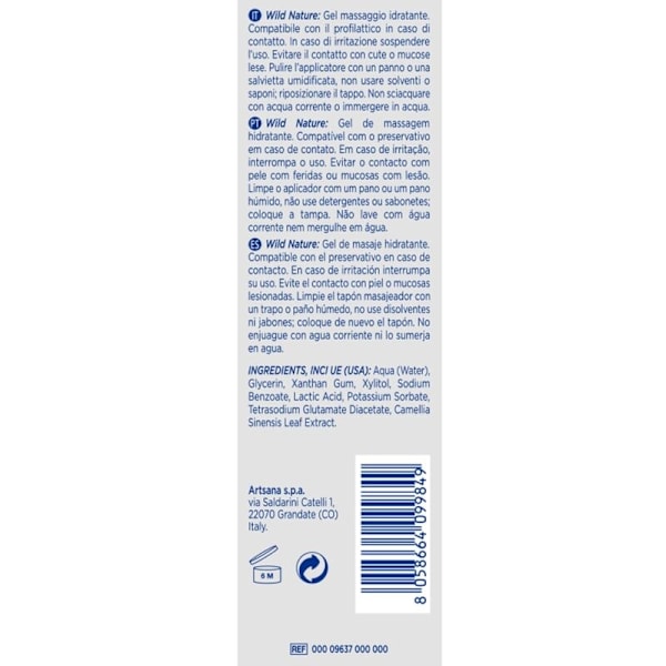 Kontroll - Wild Nature Gel Masaje 3 En 1 200 Ml