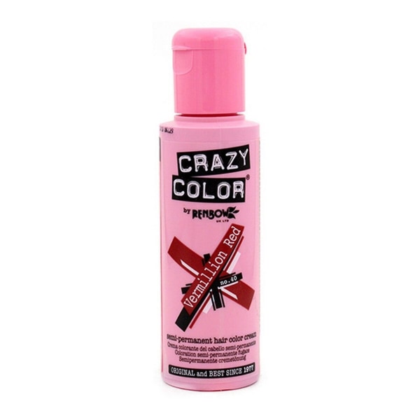 Permanent Farve Crazy Color  40 Vermillion Red (100 ml)