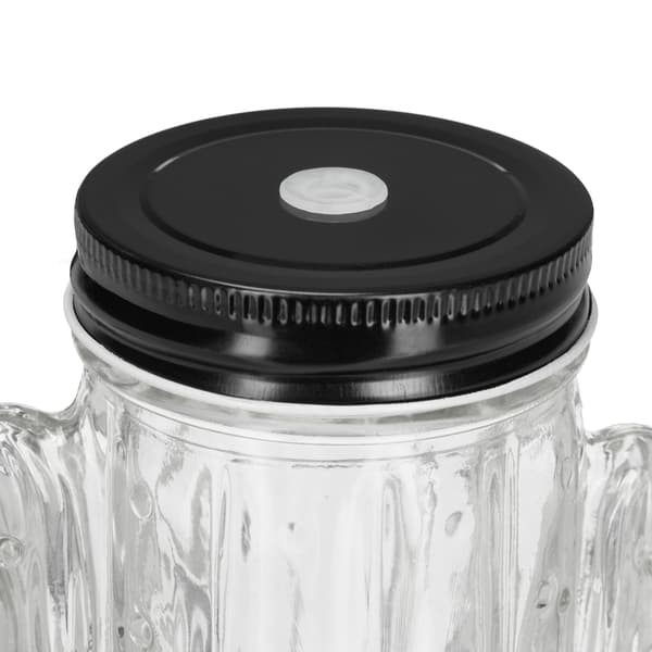 set om 8 dricksglas Kaktus med sugrör