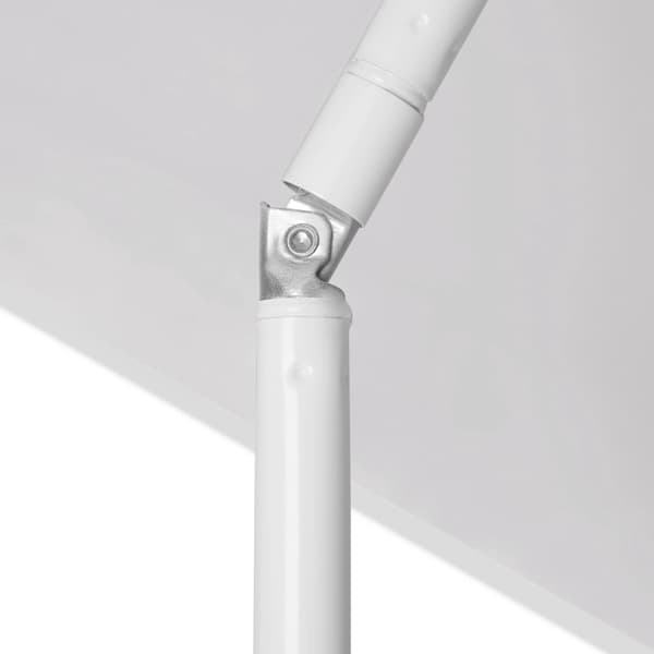 Strandparasol, antracit, 180 cm, vippe- og justerbar