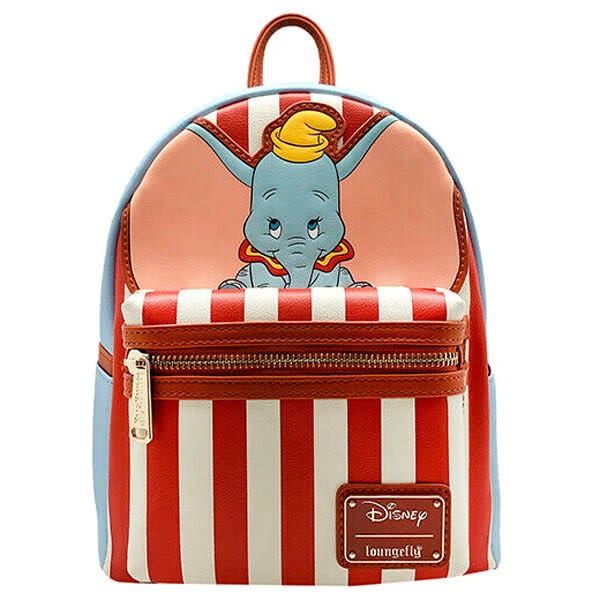 Loungefly Disney Dumbo Stripes reppu 26cm