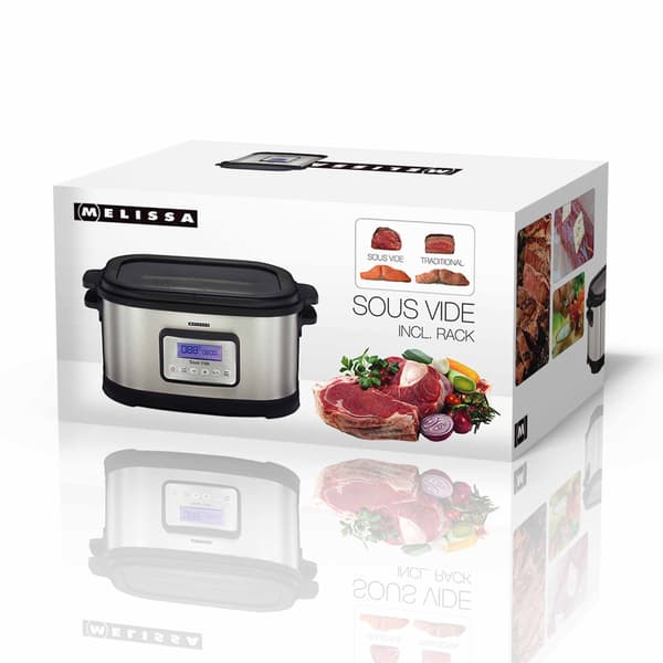 Sous Vide-komfur, 6L kapacitet, 520W, sort/rustfrit stål