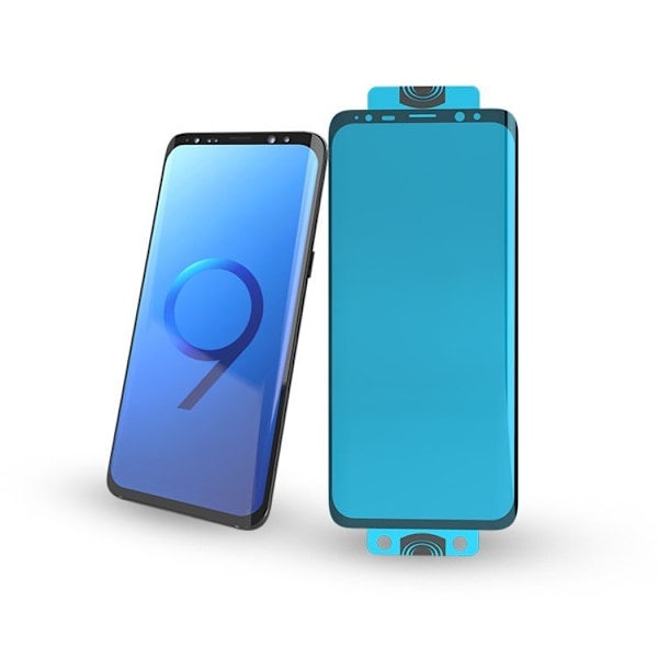Glasfolie, hærdet glas til skærm med ramme Samsung Galaxy S21+ 5G 3D Edge Nano Flexi Glas sort