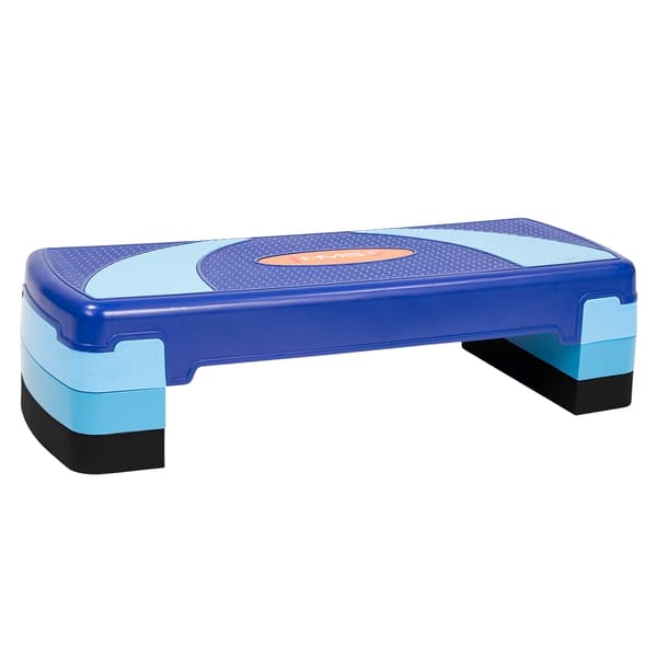 Aerobic Step Platform, sininen, säädettävä korkeus
