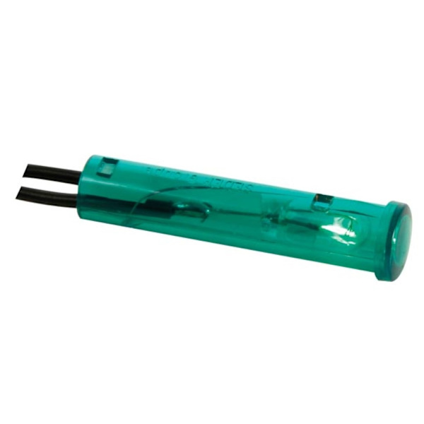 Rund 7Mm Panel Kontrolllampa 220V Grön