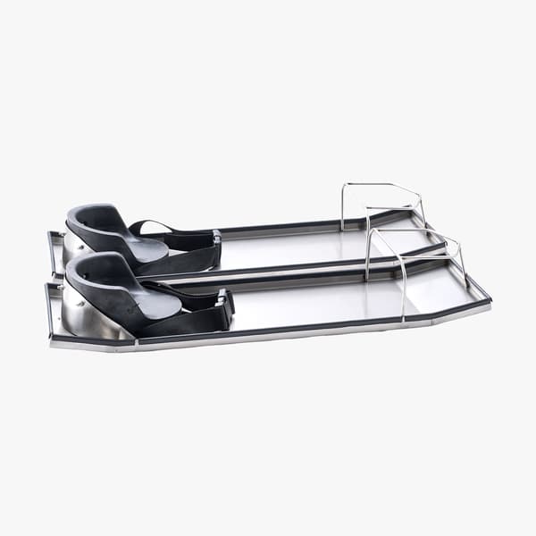 Betoniset polvilaudat, 2 kpl, 28 x 8 ruostumatonta terästä