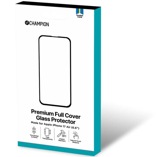 iPhone 17 Air Screen Protector, Fulddækkende glas