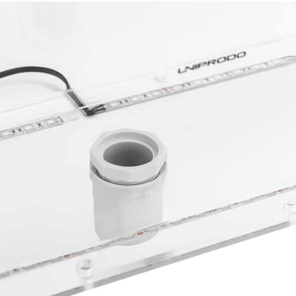 Vandfaldstud med LED-belysning 45 cm, vandgennemstrømning 395 mm