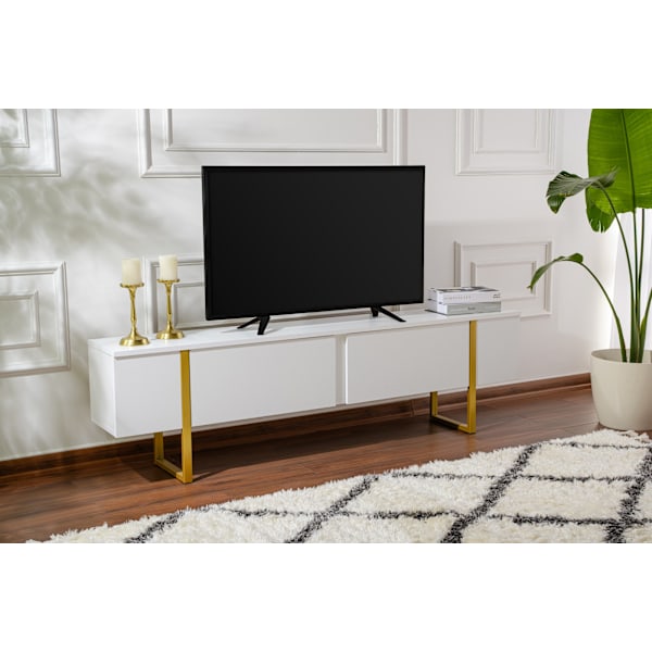 TV-taso Serenity - valkoinen, kulta