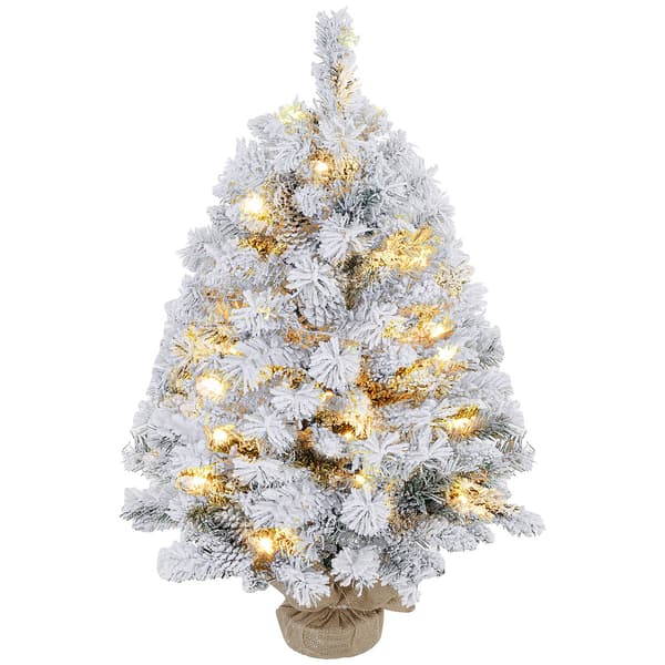 LED juletræ, 92 cm, varmhvide lys, indendørs brug