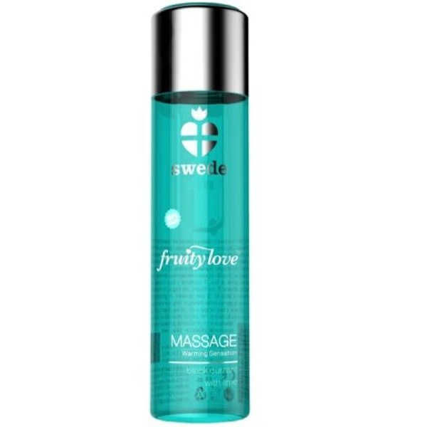 Swede - Fruity Love Warming Effect Hierontaöljy Mustaherukka ja lime 60 ml