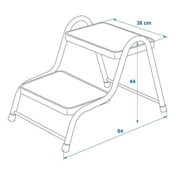 Dobbelttrin Heavy Duty til campingvogn/autocamper